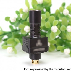 SXK ATOM MK-02 Style RBA Bridge with 2 Air Inserts for Boro Devices Billet BB Mod Kit - Black