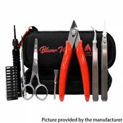 Authentic ThunderHead Creations THC Blazer Tool Kit Scissors + Coil Jig + Cutters + Screwdriver Set + Allen Key + Tweezers