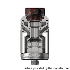 Authentic ThunderHead Creations & Mike THC Blaze Solo 25mm RTA Tank Atomizer 5.5ml 3.5ml - Gunmetal