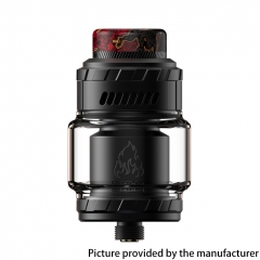 Authentic ThunderHead Creations & Mike THC Blaze Solo 25mm RTA Tank Atomizer 5.5ml 3.5ml - Full Black