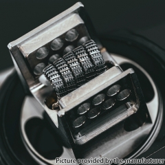 Authentic ThunderHead Creations & Mike THC Blaze Solo 25mm RTA Tank Atomizer 5.5ml 3.5ml - Gunmetal
