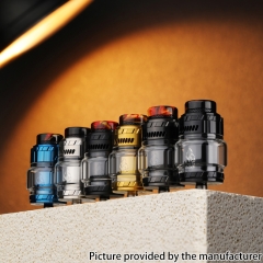 Authentic ThunderHead Creations & Mike THC Blaze Solo 25mm RTA Tank Atomizer 5.5ml 3.5ml - Gunmetal