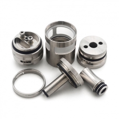YFTK GSL 316SS RTA 23mm Rebuildable Tank Atomizer 5.0ml - Silver