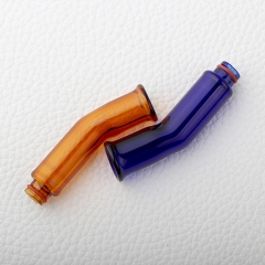 Replacement Long Glass 510 Drip Tip Mouthpiece for RTA RDA Tank - Yellow