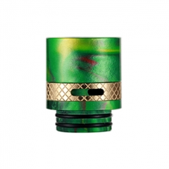 Replacement Resin Adjustable Airflow 810 Drip Tip Mouthpiece for RTA RDA Vape Tank - Green