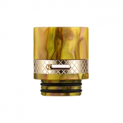 Replacement Resin Adjustable Airflow 810 Drip Tip Mouthpiece for RTA RDA Vape Tank - Yellow