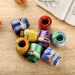 Replacement Resin Adjustable Airflow 810 Drip Tip Mouthpiece for RTA RDA Tank - Yellow