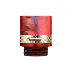 Replacement Resin Adjustable Airflow 810 Drip Tip Mouthpiece for RTA RDA Vape Tank - Red