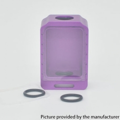 PRC Style Aluminum Alloy Boro Tank for SXK BB Billet AIO Box Mod Kit - Purple