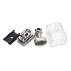 Voltrove Style RBA Rebuildable Tank for BB Billet Box Mod Kit - Silver