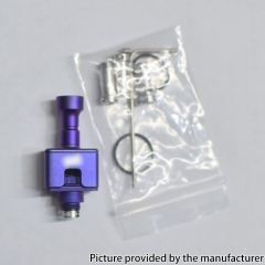 Unkwn One Unreal Style Titanium RBA Bridge for SXK Billet BB Boro Tank - Purple