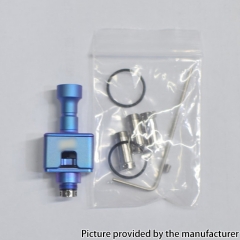 Unkwn One Unreal Style Titanium RBA Bridge for SXK Billet BB Boro Tank - Blue