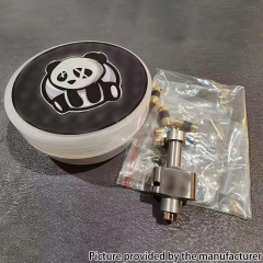 Wick'd Remixd Style RBA Bridge with 7 Air Inserts for Boro Devices Billet BB Mod Kit - Silver