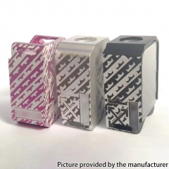 Monarchy Style Aluminum Boro Tank for SXK BB Billet AIO Box Mod Kit - Pink