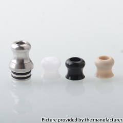 Raven Style 510 Drip Tip Set for RTA RDA Vape Tank - Sliver