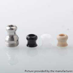 Raven Style AIO Drip Tip Set for dotMod dotAIO V1 V2 Pod - Silver