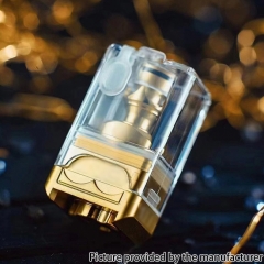 DotMobb Dot Mobb UPT Style RBA Tank with 8 Air Pins for dotMod dotAIO V1 V2 Pod - Gold