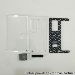SSPP Styple Sturdy Arrow Version Super Secret Front Black Panel for the Cthulhu AIO Box Mod - Black