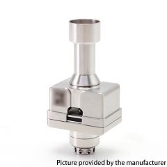 SXK HMMR Style RBA Bridge with 7 Air Inserts for Billet BB Boro Tank - Silver