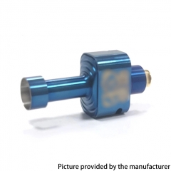 Wick'd Remixd Style RBA Bridge with 7 Air Inserts for Boro Devices Billet BB Mod Kit - Blue