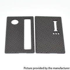 Authentic MK MODS Acrylic Replacement Cover Panel Plate for Hastur Boro Aio 21700 Mod Kit - Engraved Pattern Black A