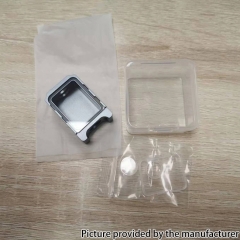 YFTK Penny Style Aluminum Boro Tank for SXK BB Billet AIO Box Mod Kit - Silver