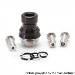 SXK Cosmos V2 Style Booster Integrated Drip Tip for BB Billet Boro AIO Box Mod - Black
