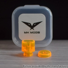 Authentic MK MODS Whistle V1 Drip Tip Button Set for Dotaio V1 V2 Lite V2 Cthulhu Aio Mod Kit - Fluo Yellow