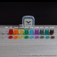 Authentic MK MODS Whistle V2 Drip Tip Button Set for Dotaio V1 V2 Lite V2 Cthulhu Aio Mod Kit - Blue