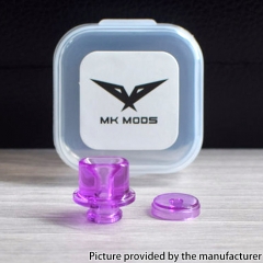 Authentic MK MODS Whistle V2 Drip Tip Button Set for Dotaio V1 V2 Lite V2 Cthulhu Aio Mod Kit - Purple
