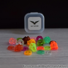 Authentic MK MODS Whistle V1 Drip Tip Button Set for Dotaio V1 V2 Lite V2 Cthulhu Aio Mod Kit - Coffee