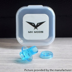 Authentic MK MODS Whistle V2 Drip Tip Button Set for Dotaio V1 V2 Lite V2 Cthulhu Aio Mod Kit - Blue