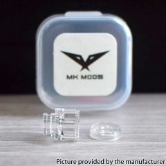 Authentic MK MODS Whistle V1 Drip Tip Button Set for Dotaio V1 V2 Lite V2 Cthulhu Aio Mod Kit - Clear