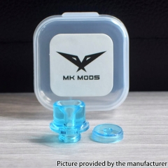 Authentic MK MODS Whistle V2 Drip Tip Button Set for Dotaio V1 V2 Lite V2 Cthulhu Aio Mod Kit - Blue