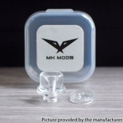 Authentic MK MODS Whistle V2 Drip Tip Button Set for Dotaio V1 V2 Lite V2 Cthulhu Aio Mod Kit - Clear