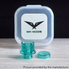 Authentic MK MODS Whistle V2 Drip Tip Button Set for Dotaio V1 V2 Lite V2 Cthulhu Aio Mod Kit - Cyan