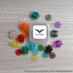Authentic MK MODS Whistle V2 Drip Tip Button Set for Dotaio V1 V2 Lite V2 Cthulhu Aio Mod Kit - Smoke