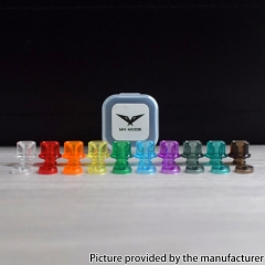 Authentic MK MODS Whistle V2 Drip Tip Button Set for Dotaio V1 V2 Lite V2 Cthulhu Aio Mod Kit - Blue