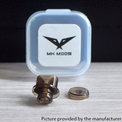 Authentic MK MODS Whistle V2 Drip Tip Button Set for Dotaio V1 V2 Lite V2 Cthulhu Aio Mod Kit - Smoke