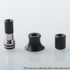 Echo Style 510 Drip Tip Set 510 Connector + 3PCS Mouthpieces - Sliver