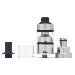 (Ships from Germany)ULTON Tripod 2 Style 316SS 22mm RTA Atomizer 2.8ml - Silver