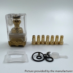 DotMobb Dot Mobb UPT Style RBA Tank with 8 Air Pins for dotMod dotAIO V1 V2 Pod - Gold