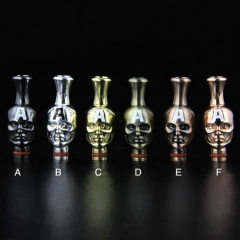 510 Drip Tip Metal Mouthpiece for RTA RDA Vape Atomizer - A