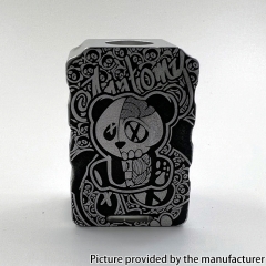 PRC X Wic'k Panda Tocol Style Aluminum Alloy Boro Tank for SXK BB Billet AIO Box Mod Kit - A