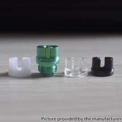 Authentic MK MODS Titanium TA Integrated Drip Tip Set for BB Billet Boro AIO Box Mod - Green