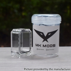 Authentic MK MODS Crystal PC Boro Tank for SXK BB Billet AIO Box Mod Kit - Transparent