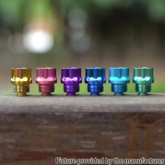 Authentic MK MODS Titanium TA Integrated Drip Tip for BB Billet Boro AIO Box Mod - Tiffany Blue
