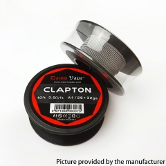 Authentic Damn Vape A1 26GA +32GA Clapton Wire Spool 10Feet