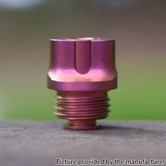 Authentic MK MODS Titanium TA Integrated Drip Tip for BB Billet Boro AIO Box Mod - Pink