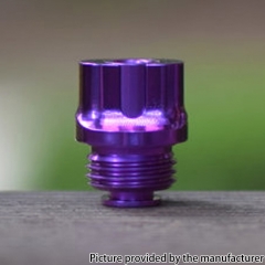 Authentic MK MODS Titanium TA Integrated Drip Tip for BB Billet Boro AIO Box Mod - Purple